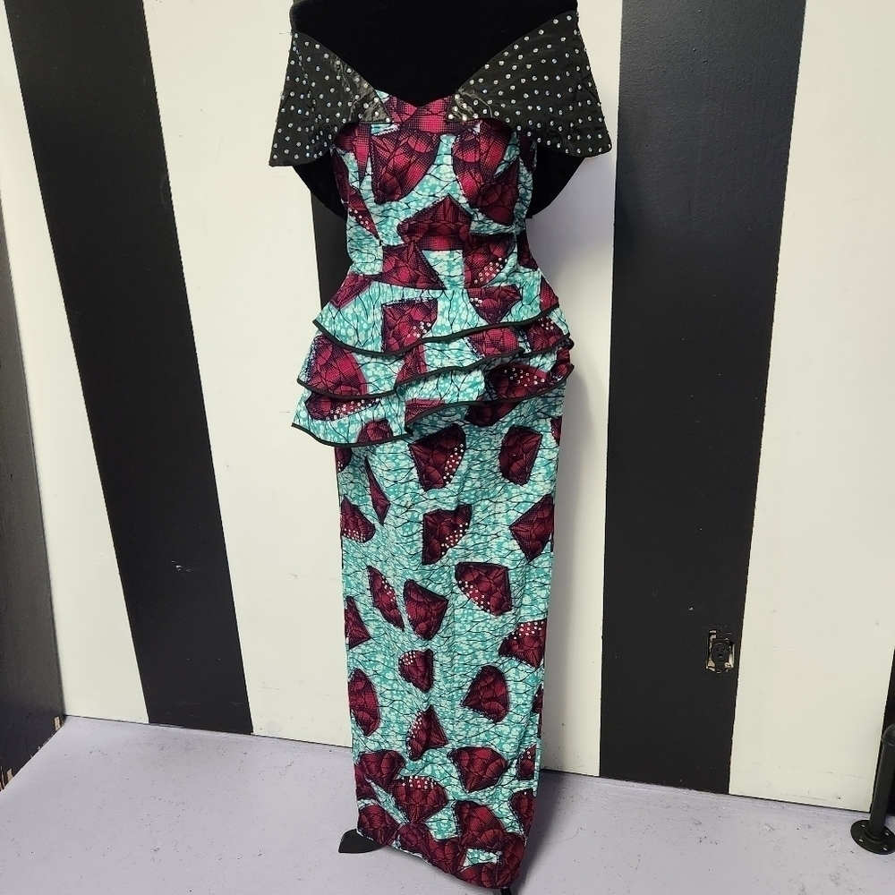 Funky abstract vintage dress - Picture 5 of 6
